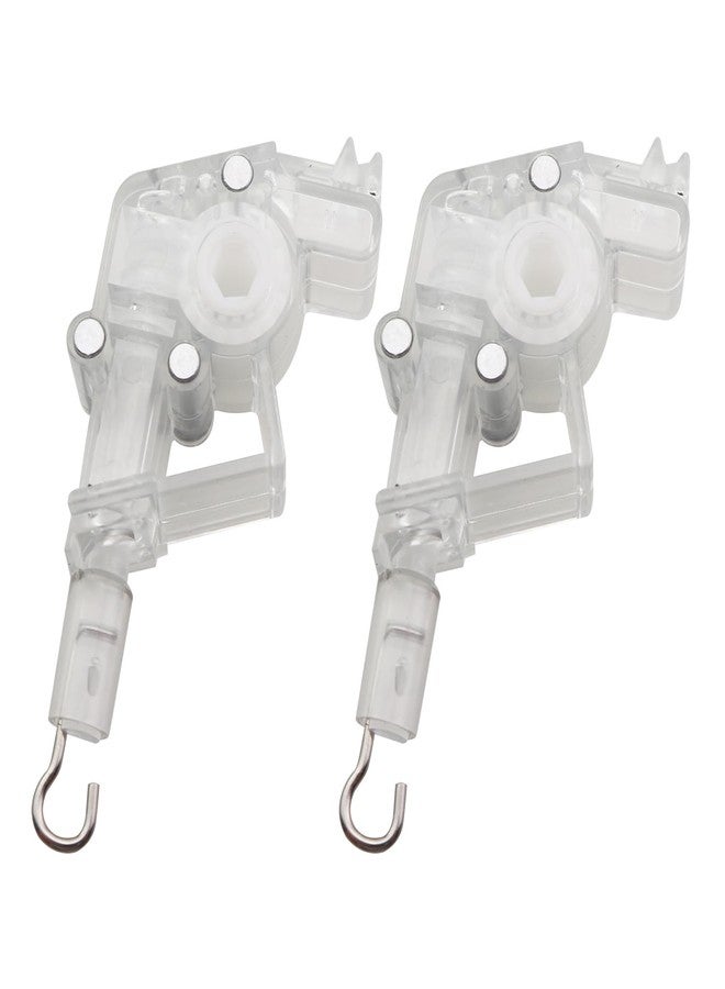 CTWHA 2PCS 2 Inch Low Profile Horizontal Shutter Tilt Mechanism Hook Connector with Hexagonal Gear Hole Window Treatments Part - Image 1
